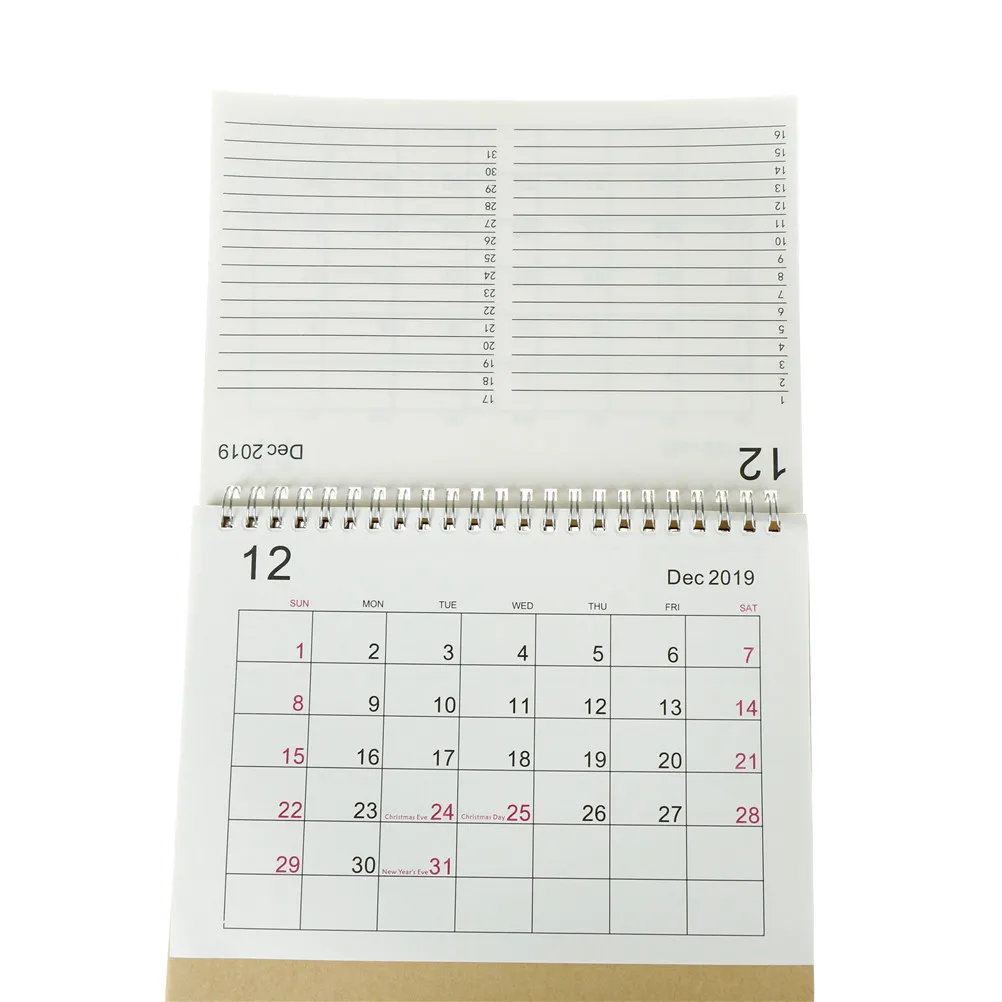 2019 Настольный календарь 2018 еженедельник Ежемесячный план, чтобы сделать список Настольный календарь ежедневно Rainlendar простой стиль