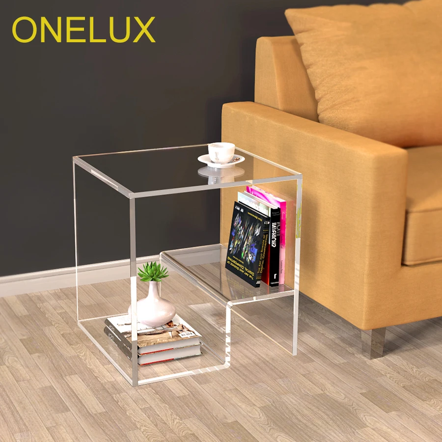 Acrylic Laptop C Table,Lucite Occasional Side Sofa Tea Tables