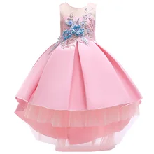 New Summer Princess Dress Baby Girl Clothes Baby Girls Princess Dress Children Girls Party Wedding Dress Kids Dress db3094 dave bella spring baby girls leopard dress girls princess dress wedding party dress
