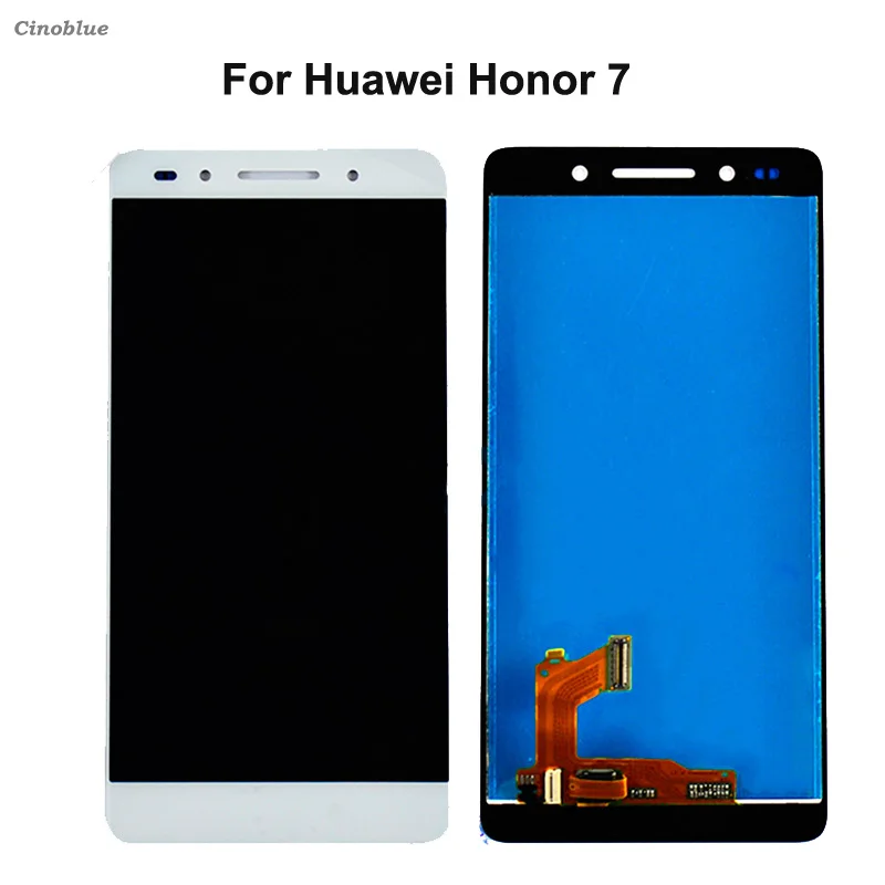 Black White Gold Color For Huawei Honor 7 LCD Display with