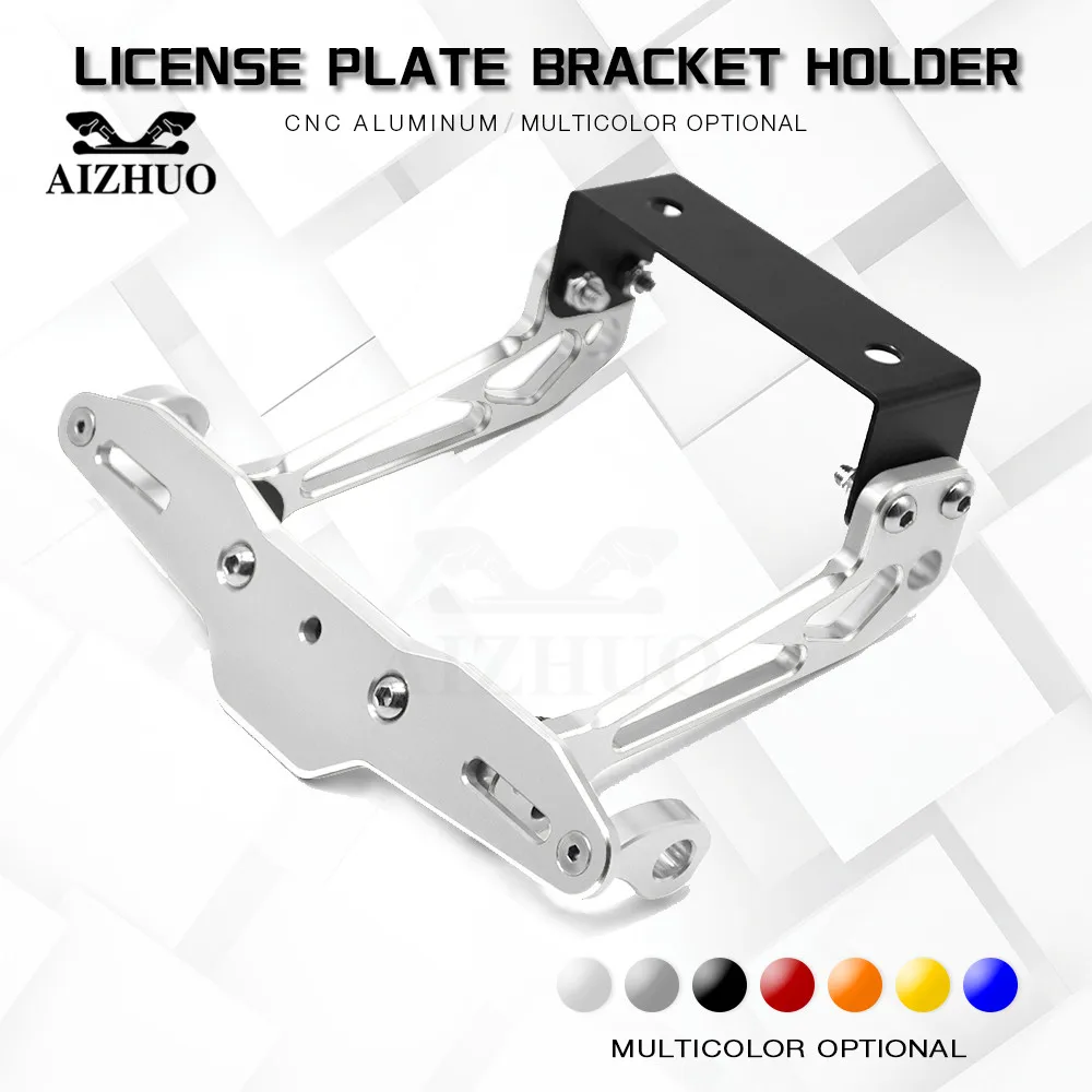 Motorcycle License Plate Bracket Holder License Plate Bracket for Kawasaki Versys 650 Ninja400 650 Z800 Z1000 Yamaha MT09 TMAX