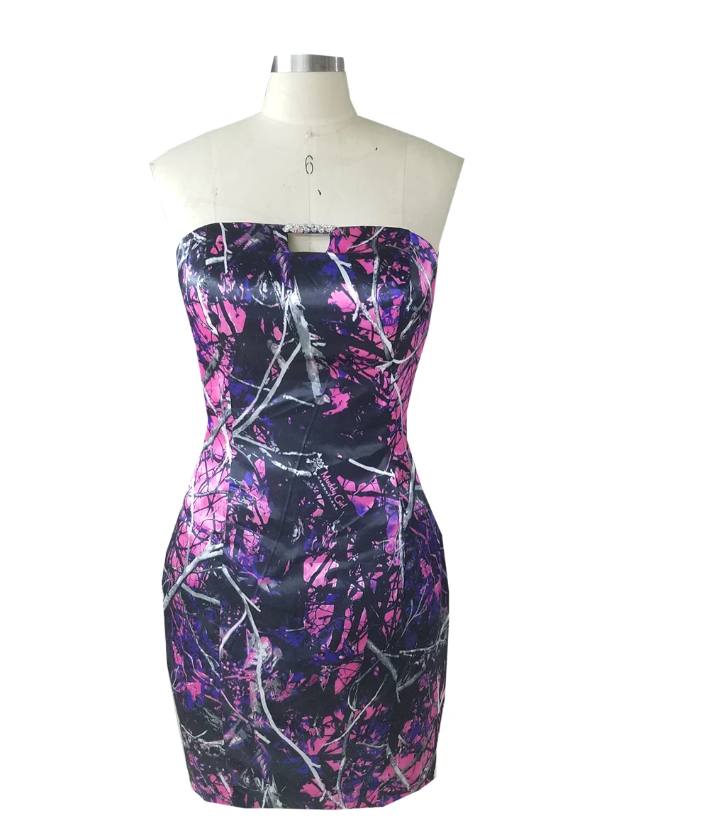 camouflage homecoming dresses