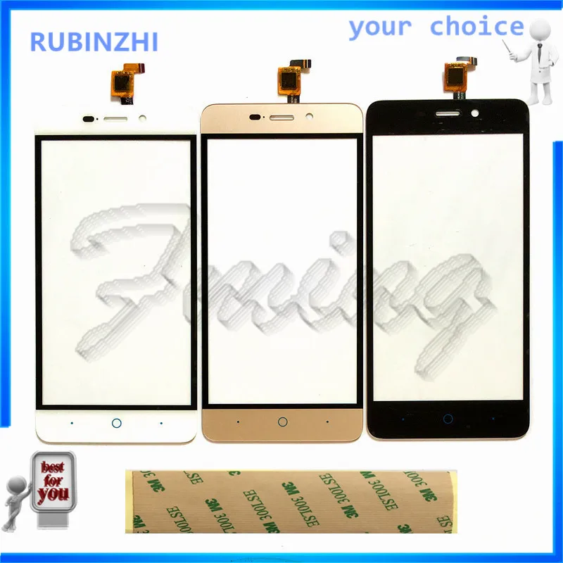 

RUBINZHI Phone Touch Screen Digitizer For ZTE Blade A452 X3 D2 Front Glass Touch Panel Sensor Lens Replacement Parts with Tape