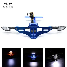 Держатель номерного знака для мотоцикла светодиодный указатель поворота для xmax 400 yamaha r1 ducati monster 600 yamaha mt10