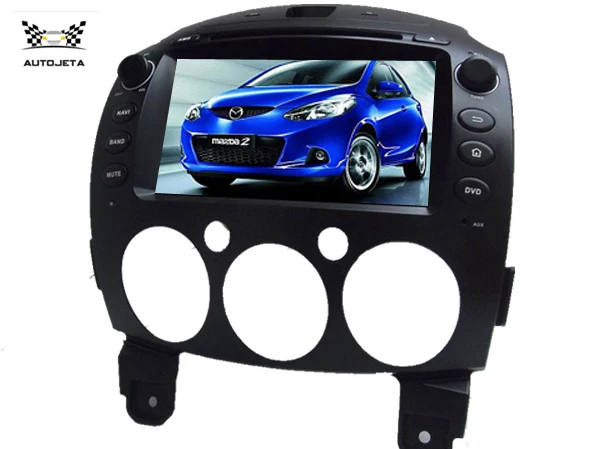 

4UI intereface combined in one system CAR DVD PLAYER FOR MAZDA 2 Mazda2 2007- 2010 2011 2012 bluetooth tv gps navi radio stereo