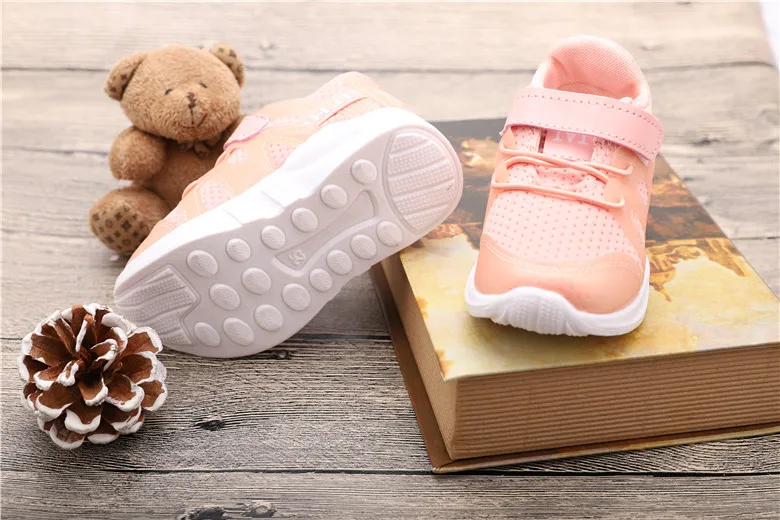 Брендовая детская обувь; сетчатые детские спортивные кроссовки; детские Нескользящие мягкие кроссовки для мальчиков; обувь для маленьких девочек; дышащая детская обувь для бега