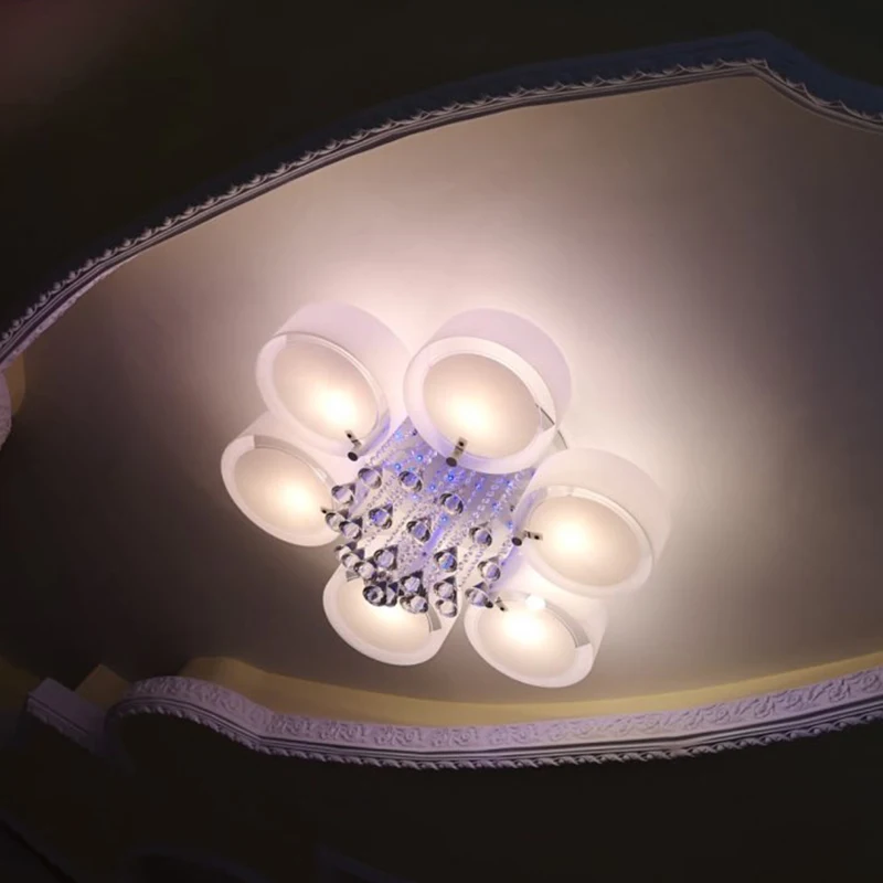 Светодиодные потолочные светильники с хрустальной подвески модный светильник потолочный для кухни потолочная люстра в спальню led лампа люстра потолочная в гостиную потолочные люстры на кухню