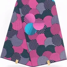 Горячая африканская ткань для платья высокого качества африканская восковая печать ткань Анкара ткань для Пэчворк 6 ярдов хлопчатобумажная ткань B2-V2