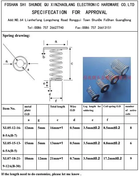Aliexpress.com : Buy 1000PCS compression spring / touch