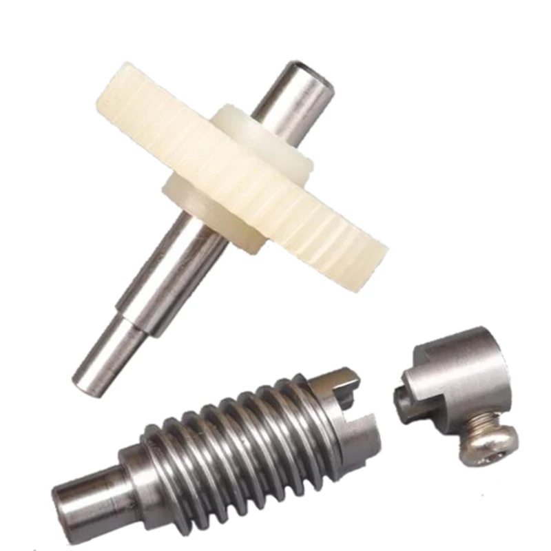 

New Worm Reduction Gear Set Train Metal and Plastic Gearset For DIY Accessories