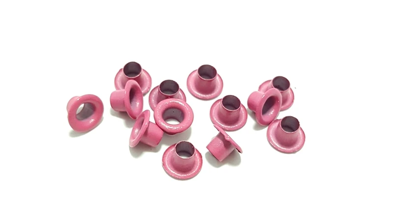 5000 шт 3 мм цвет на выбор металлические люверсы для скрапбукинга украшения одежды бумажные карты ремесла пригласительные сумки обувь сделай сам - Цвет: Pink