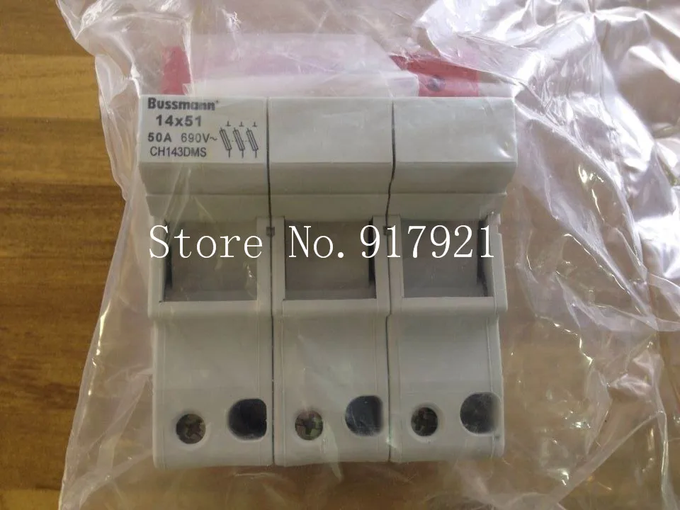 [ZOB] Соединенные Штаты Bussmann CH143DMS 50A 690V 14X51 держатель предохранителя Оригинал 2