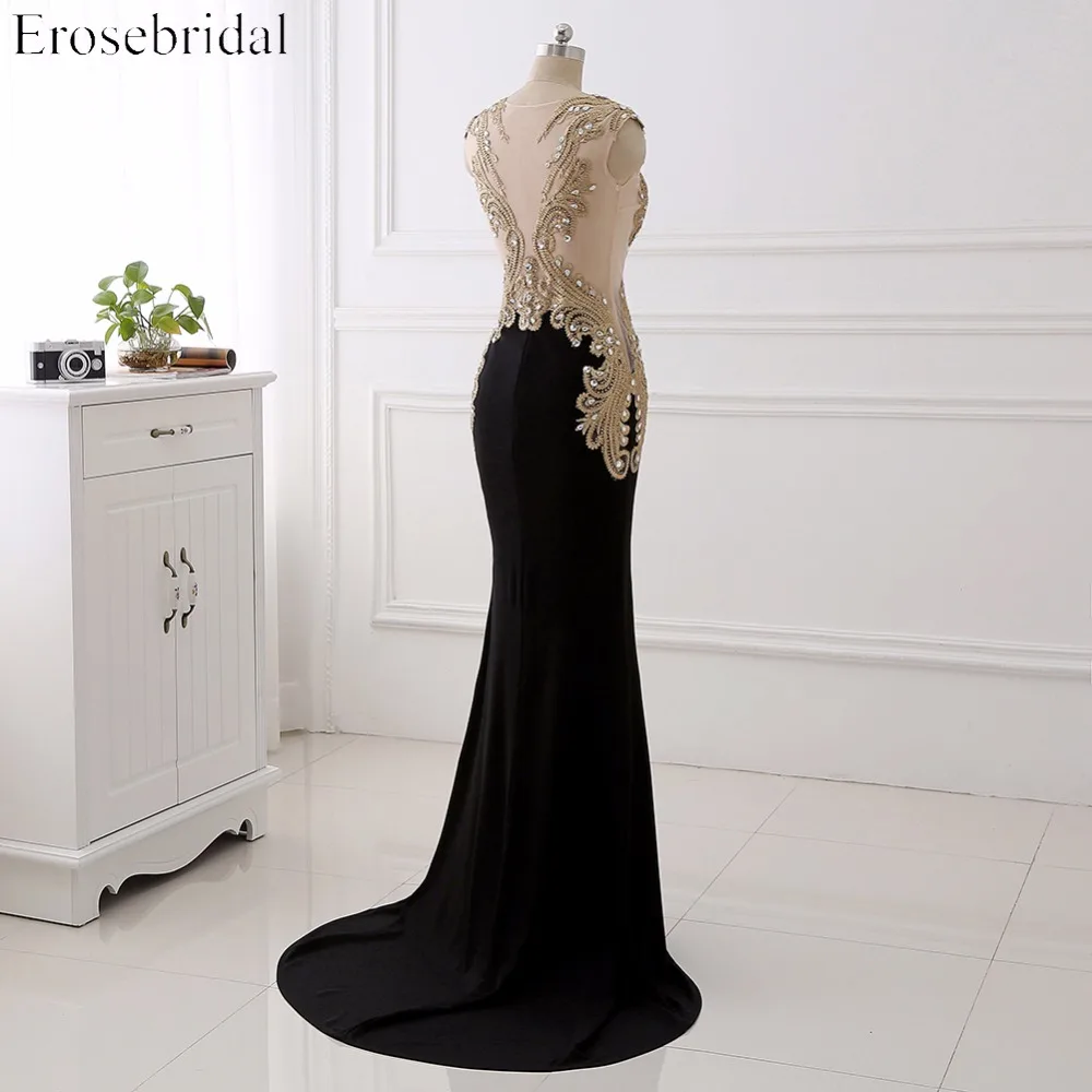 Women Evening Dress Long Party Dresses Long Evening Party Dresses Gold Lace with Sheer Neck Evening Gowns for Women Women Evening Dress Long Party Dresses Long Evening Party Dresses Gold Lace with Sheer Neck Evening Gowns for Women