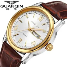 Original GUANQIN Men Watch Big Dial Casual Quartz Watch Stainless Steel Military Watches Waterproof Brand Relogio Masculino Male guanqin men watch famous brand chronograph men watches big dial stainless steel waterproof mens wristwatch relogio masculino