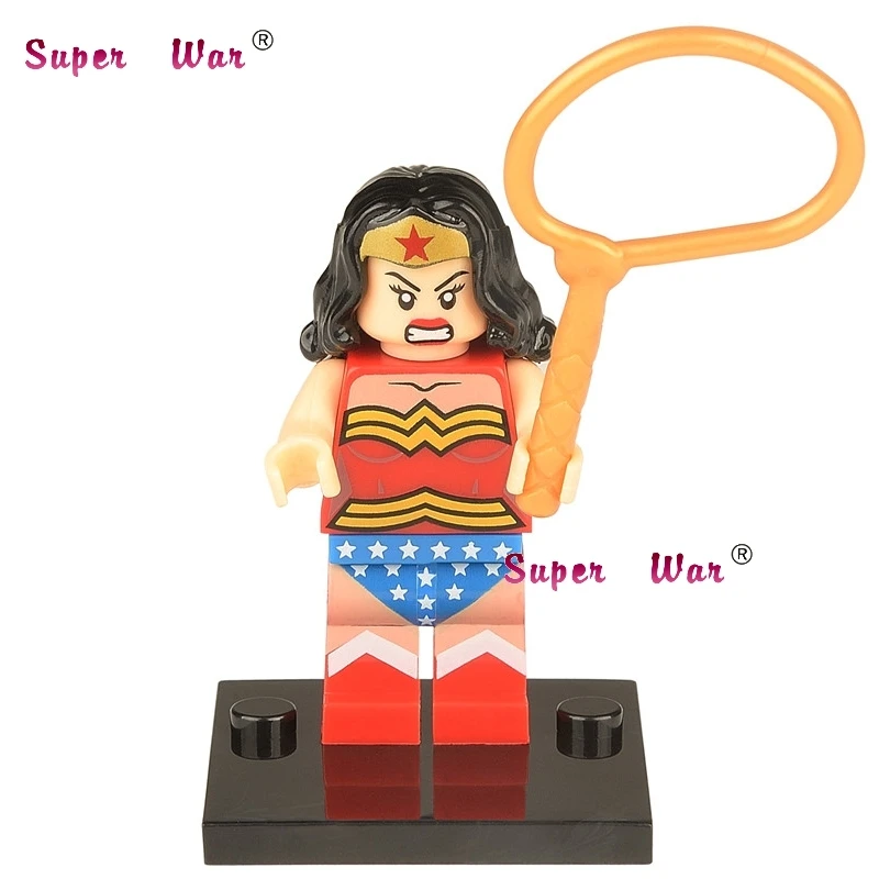 1 шт. супергерой Marvel Мстители чудо-женщина строительные блоки экшн-наборы Модель Кирпичи игрушки для детей