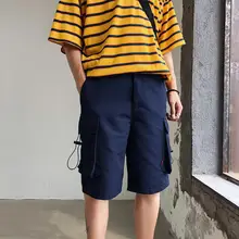 Ультра-Горячие повседневные брюки высокие дышащие эластичные мешковатые пляжные брюки повседневные шорты