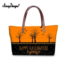 3D Happy Halloween вечерние Роскошные Для женщин сумки водонепроницаемые сумки путешествия покупок для девочек мешок Bolso Mujer Топ-ручка сумка