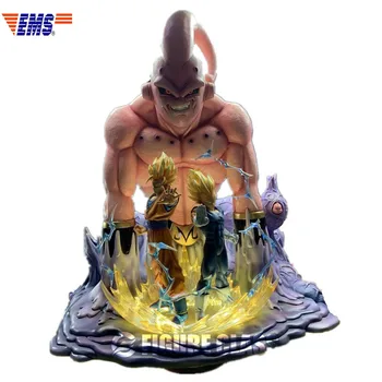 

Dragon Ball Z Majin Buu Goku Vegeta Scene GK Resin Statue Action Figure Model Toy X486