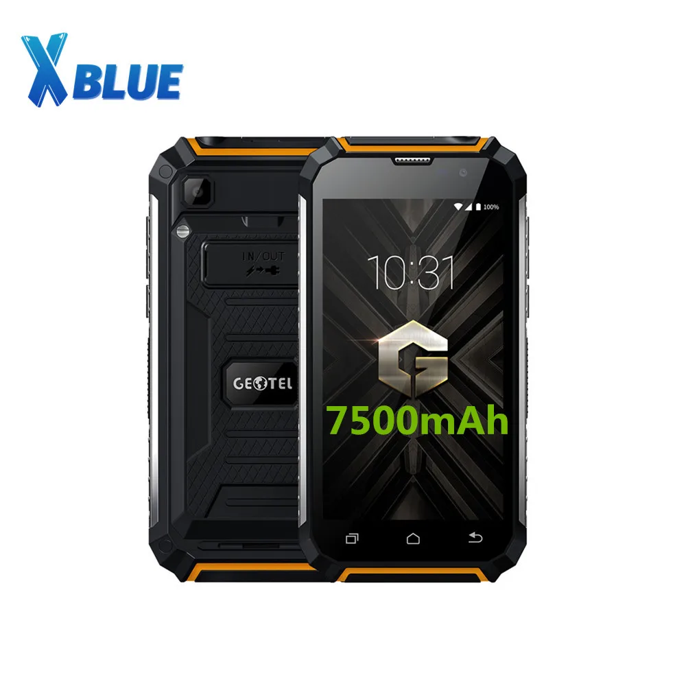 

GEOTEL G1 2GB 16GB MTK6580A Quad Core Mobile Phone 5.0 Inch HD 8MP Camera Android 7.0 7500mAh OTG With Power Bank GPS SmartPhone