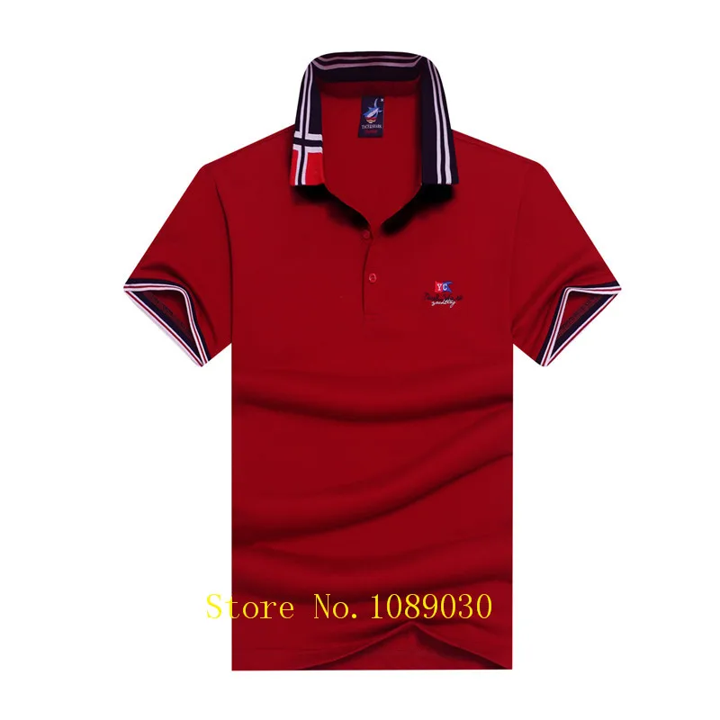 Мужская одежда летний топ с коротким рукавом Футболка мужская Tace Shark брендовая модная деловая Мужская футболка с отворотом camisetas