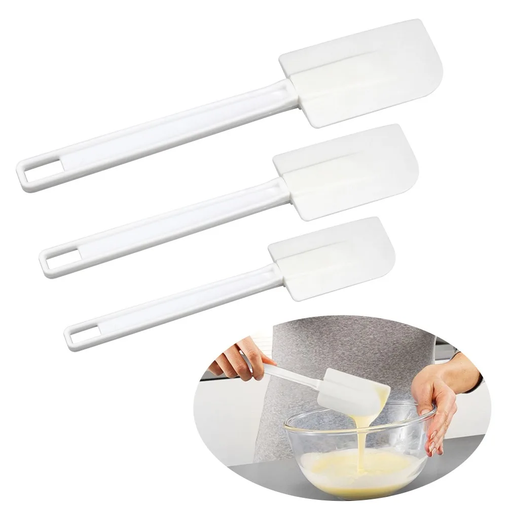  3 Piece baking Silicone Spatula Non Stick Rubber Kitchen Spatulas for Cooking & Baking Cream scrape