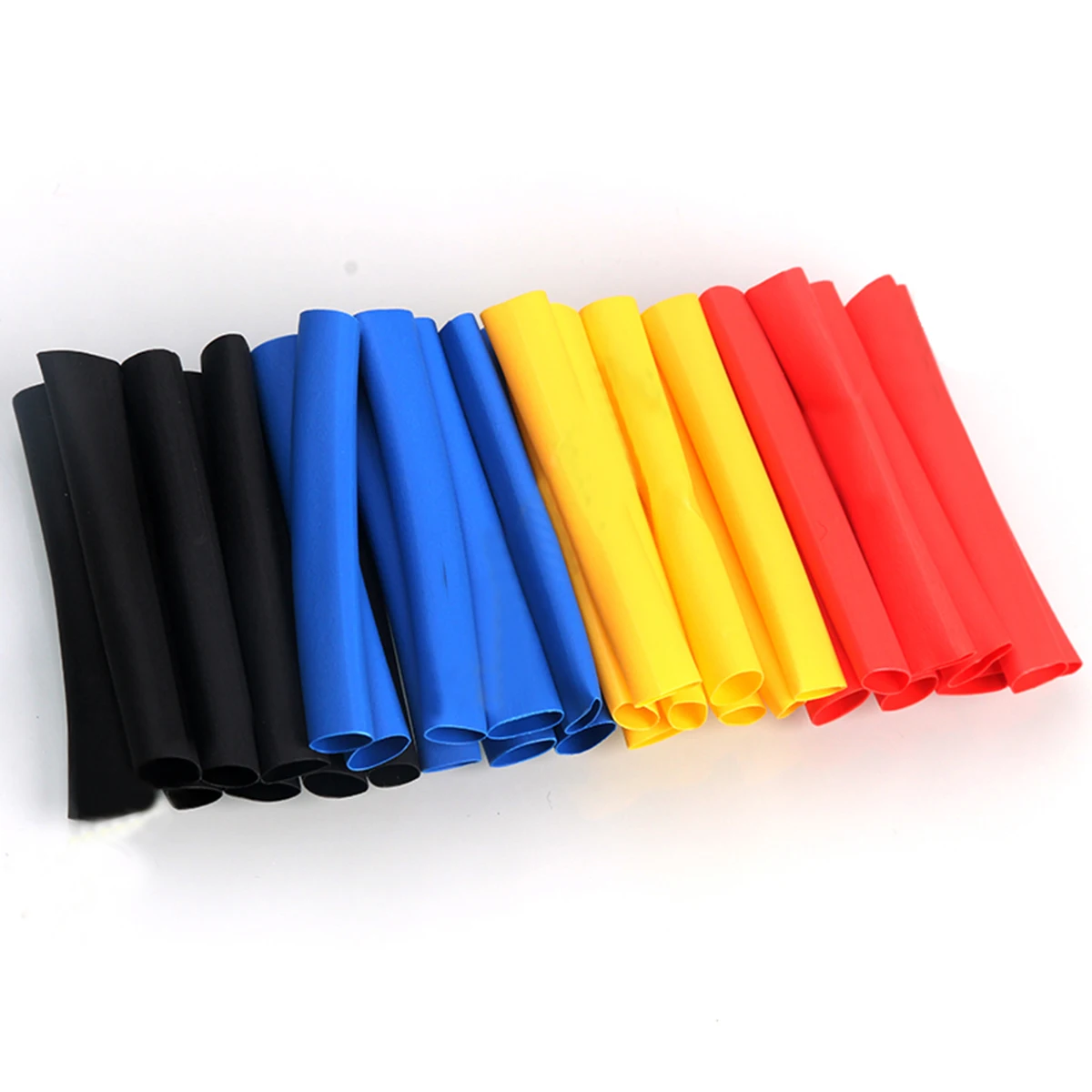 328Pcs Assorted Electrical Cable Tube kits 2:1 Heat Shrink Tube Tubing Wrap Sleeve 5 Sizes Mixed Color
