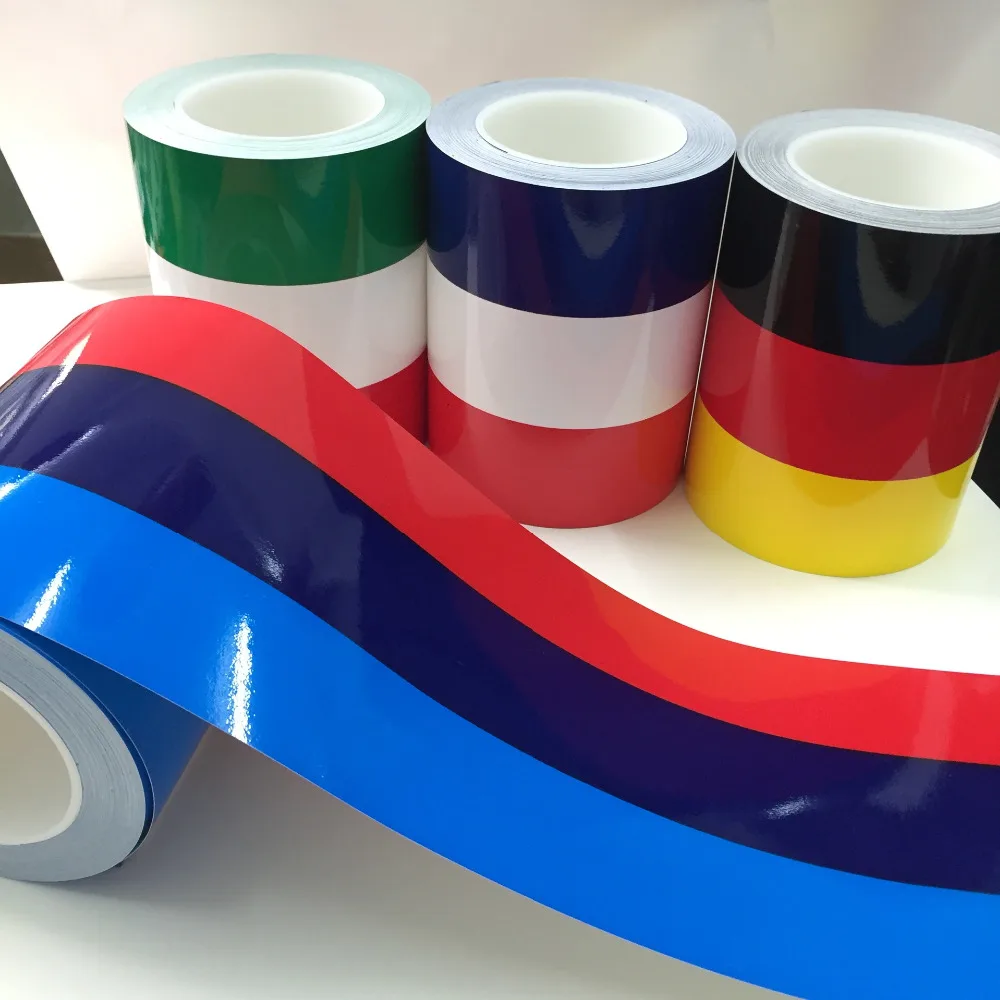 

Car Sticker 1 PC/Lot BMWColored Germany Italy French Russia National Flag Sticker Body Vinyl Decal For BMW M3 M5 M6 E46 E92