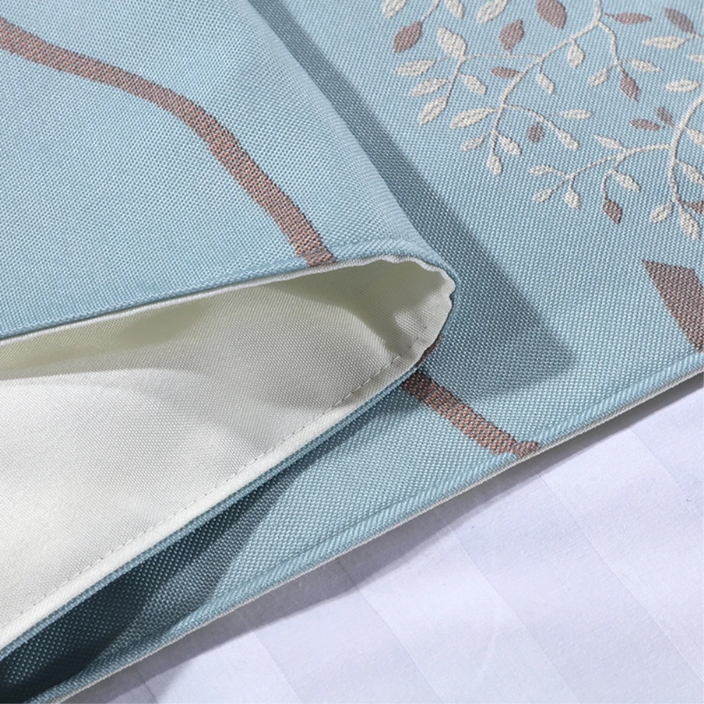 RAYUAN Polyester Bedspread Double Layer Bed Runner Throw Home Hotel Bedding Decor Single Queen King Bed Tail Towel