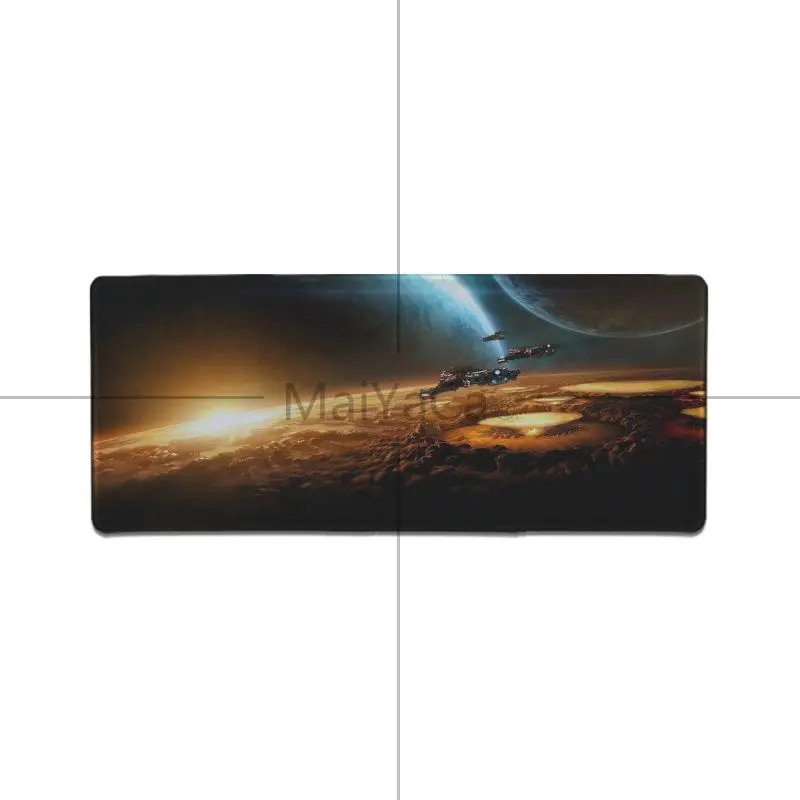 Maiyaca starcraft 2 Rubber Mouse Durable Desktop Mousepad anime notebook gamer Hot Selling Decorative desktop mouse mat gaming - Цвет: Lock Edge 40X90cm