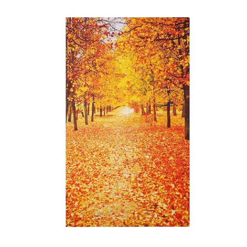 

OOTDTY Photography Backdrops Photo Prop Studio Vinyl 3x5ft Maple Leaf Trees Background L15-Y1QA