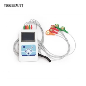 

TLC9803 Dynamic ECG EKG Systems Electrocardiograph Systems Holter DCG OLED COLOR DISPLAY HOLTER 3-CHANNEL RECORDER Free Shipping