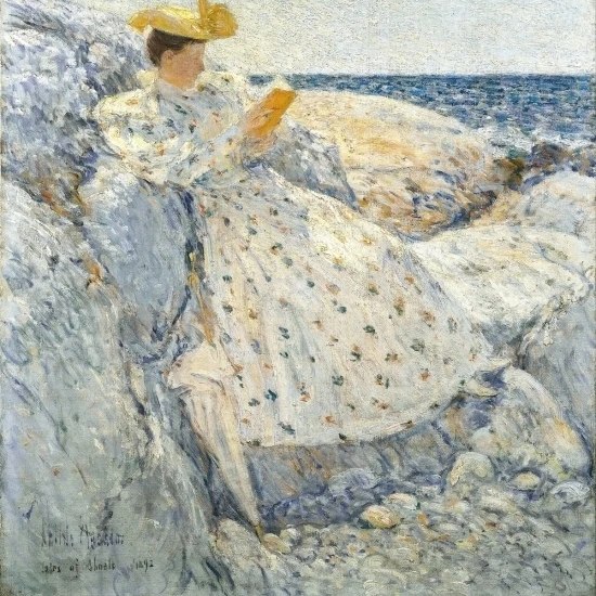 Summer Sunlight (Isles of Shoals) Poster Print by Childe Hassam (36 x 54)