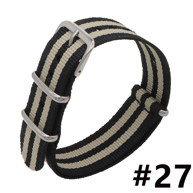 1pcs Nato Strap18mm 20mm Nylon Watch Band Waterproof Watch Strap On For Hours men watchbands 1pcs Nato Strap18mm 20mm Nylon Watch Band Waterproof Watch Strap On For Hours men watchbands