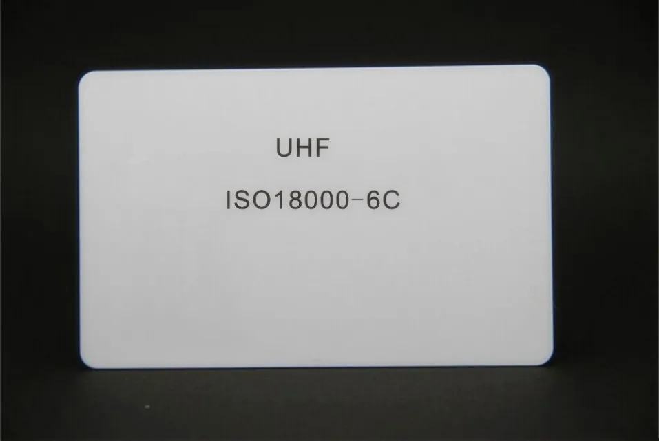 Высокое качество UHF карты 915 дальнего действия IC RFID белая карта ISO 18000 6C ПВХ тег|tag