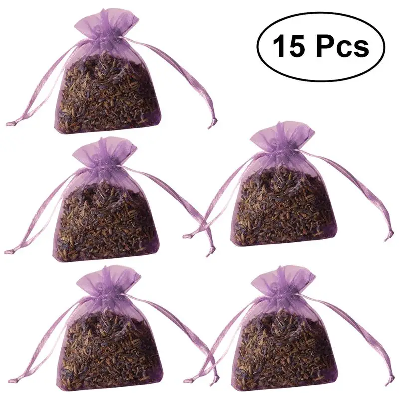 15 Pcs Sachets Bags Durable Scented Lavender Sachet Durable Scented Sachets Lavender Sachet