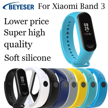 

Soft Silicone Band for Xiaomi Mi Band 3 classic smart Strap watch wrist strap For xiaomi mi band3 accessories Miband 3 watchbelt