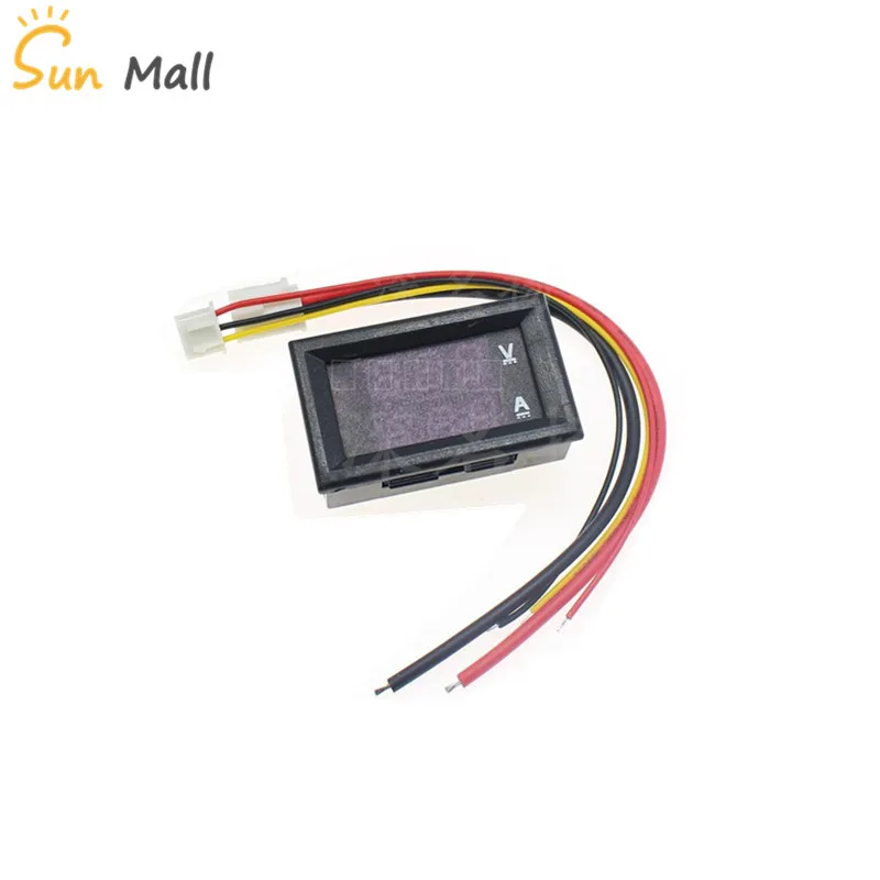

DC 100V 100A Mini Digital Voltmeter Ammeter Volt Ampere Meter Amperemeter Voltage Indicator Tester 0.28inch LED display