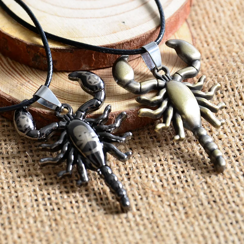 

PF Scorpion Shape Key Chains Charm Men Wallet Car Keychain Present for Lovers Pendant Trinket Keyring Chaveiro Para Carro YS082