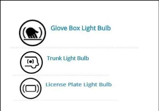 Автомобильное светодиодное освещение для чтения для Chevrolet Colorado Impala Silverado Sonic Volt бардачок багажник светильник лампы для автомобилей 6 шт - Цвет: Impala