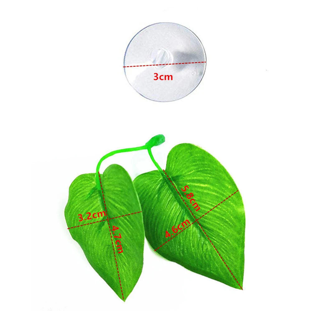 Аксессуары для аквариума Искусственный лист гамак для растений подстилка для кошек тропический бак для домашних животных Декоративная кровать spawn листовой Декор лист