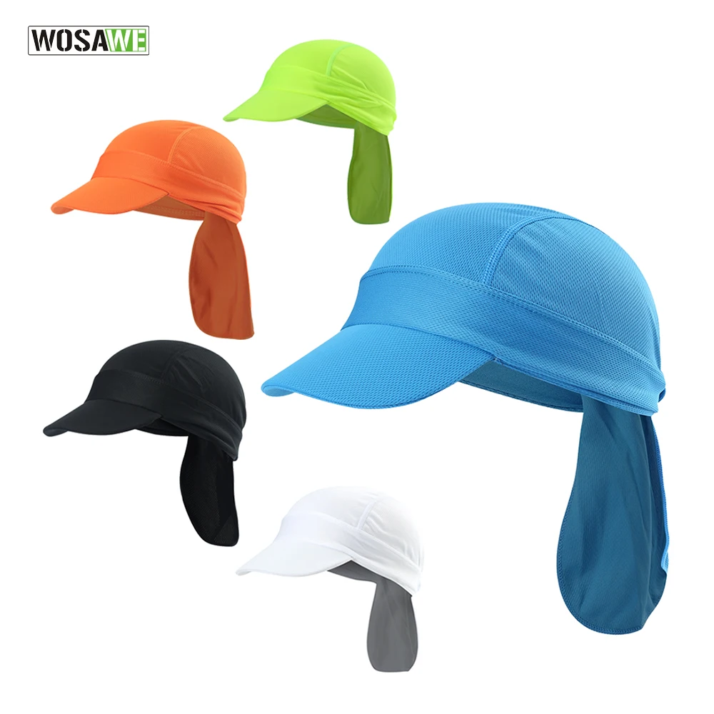 cheap WOSAWE Bike Cycling Bandana Skull Cap Scarf Headwear MTB Bicycle Head Wear Cap Sports Riding Sweat Proof Hat Headband
