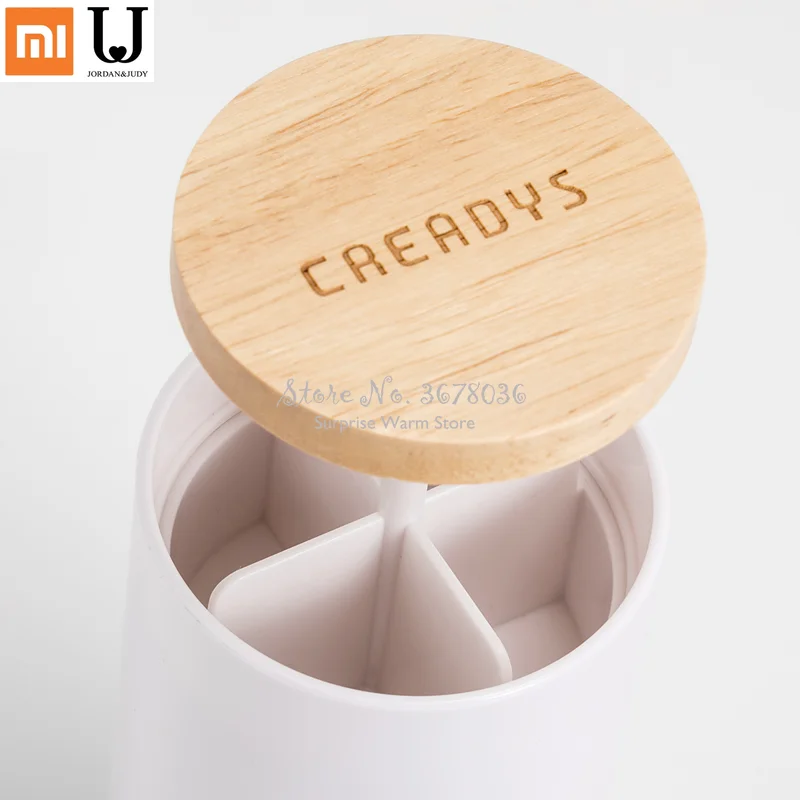 

Smart Home XiaomiCreative Automatic Cotton Swab Storage Box Hand Press Retractable Can