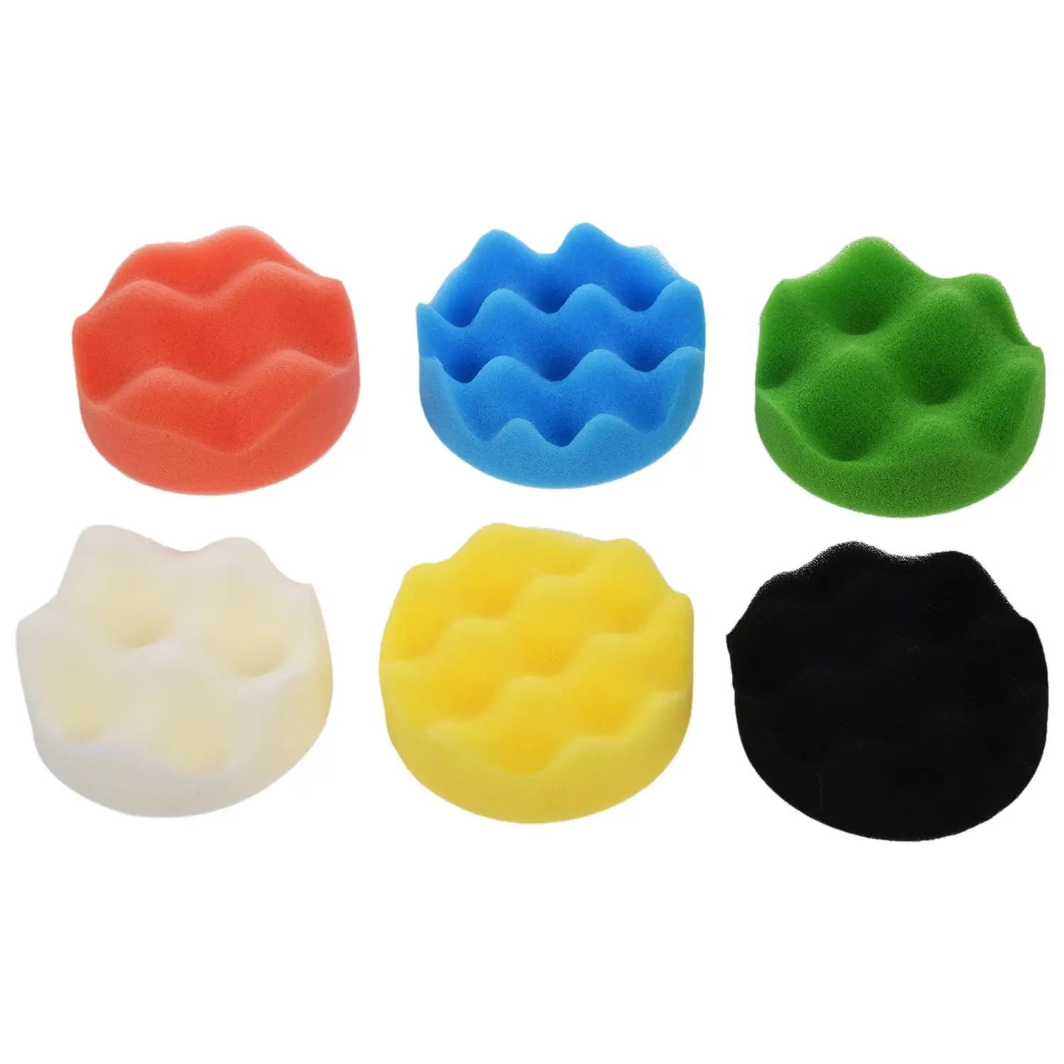  Polishing Buffing Pad Auto Car Polishers and Buffers Wax Set Pack Of 15 Pcs +M10 Drill Adapter Kit