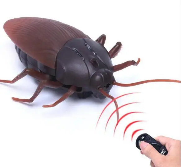 Funny Simulation Infrared RC Remote Control Scary Creepy Insect Cockroach font b Toys b font Halloween
