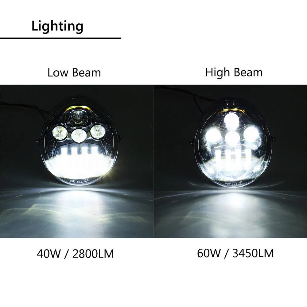 Faro LED DRL Angel Eye para Harley Davidson VRSCA V-Rod VRod