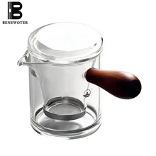 Можно сгореть) 230 мл РУЧНАЯ РАБОТА японский из боросиликатного стекла термостойкий стеклянный чайник боковая рукоятка цветок черный чай Кружка, сосуды для питья