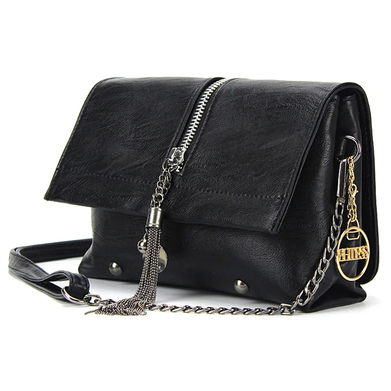 المرأة حقيبة ساع 2019 خمر الجلود حقيبة كتف أكياس Crossbody للنساء الأزياء شرابة حقيبة الكتف الإناث كيس بولسا