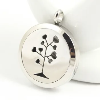 

Stainless Steel aliexpress hot sell Essential Oil Diffuser Perfume Locket Pendant Necklace