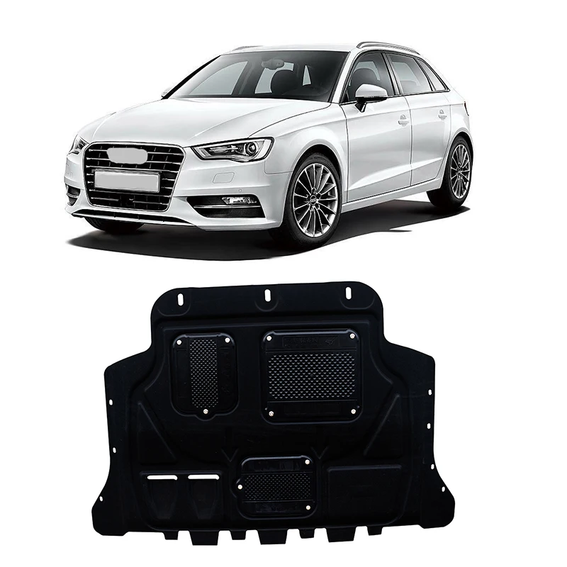 Автомобильный Стайлинг для Audi A3 пластиковая стальная защита двигателя для A3- противоскользящая пластина двигателя крыло 1 шт