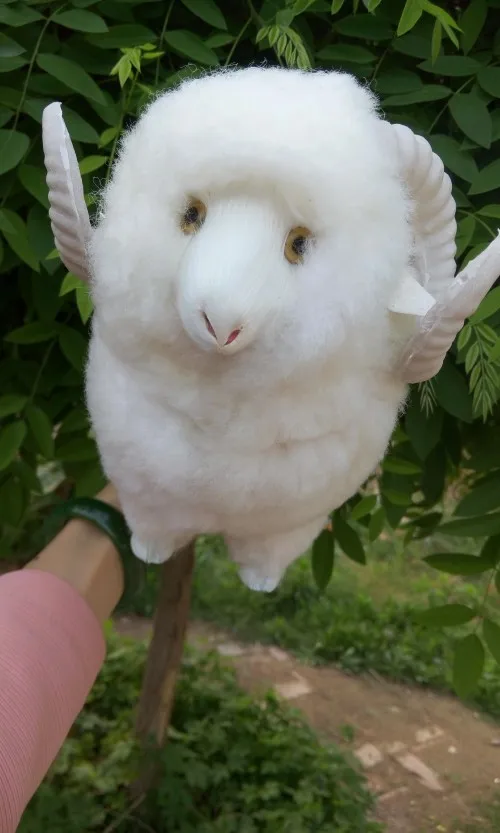 Jouet De Mouton En Poly thyl ne Et Fourrure Simulation Mignonne 